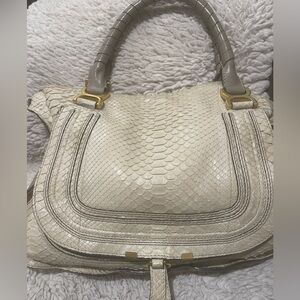 Chloe Chic Cream Designer Handbag